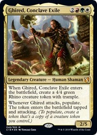 Ghired, Conclave Exile (Commander 2019) [Oversize Cards] | Rook's Games and More