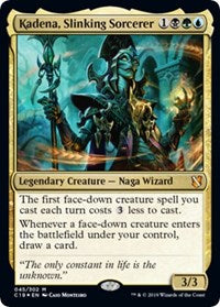 Kadena, Slinking Sorcerer (Commander 2019) [Oversize Cards] | Rook's Games and More
