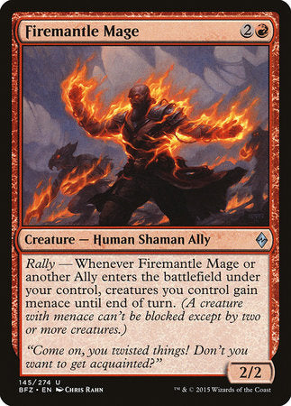 Firemantle Mage [Battle for Zendikar] | Rook's Games and More