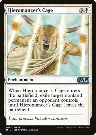 Hieromancer's Cage [Core Set 2019] | Rook's Games and More