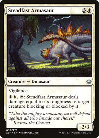 Steadfast Armasaur [Ixalan] | Rook's Games and More