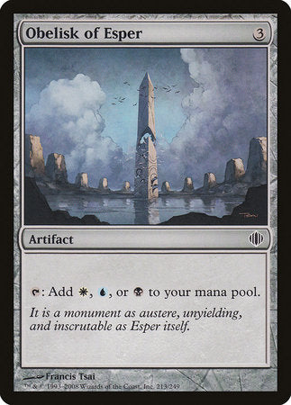 Obelisk of Esper [Shards of Alara] | Rook's Games and More