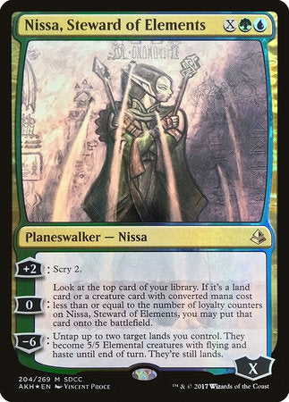 Nissa, Steward of Elements (SDCC 2017 EXCLUSIVE) [San Diego Comic-Con 2017] | Rook's Games and More