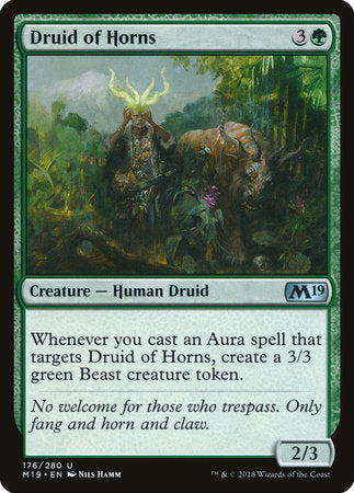 Druid of Horns [Core Set 2019] | Rook's Games and More