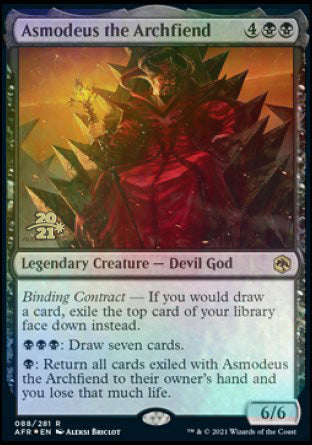 Asmodeus the Archfiend [Dungeons & Dragons: Adventures in the Forgotten Realms Prerelease Promos] | Rook's Games and More