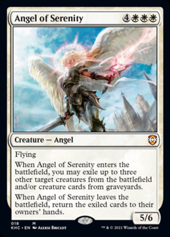 Angel of Serenity [Kaldheim Commander] | Rook's Games and More