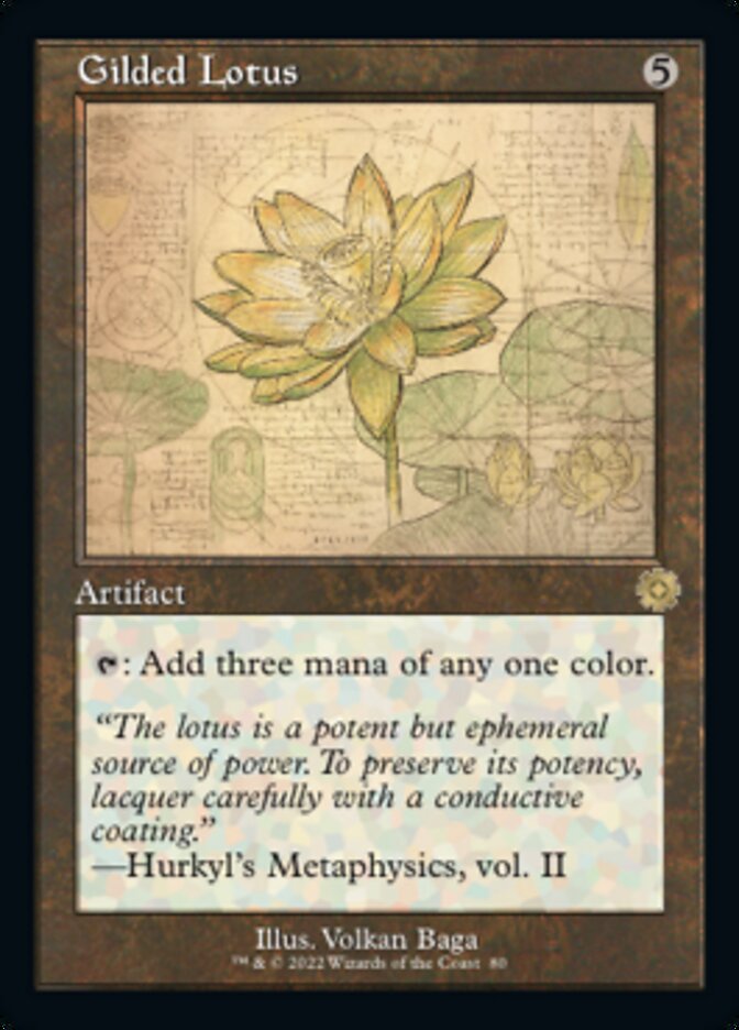 Gilded Lotus (Retro Schematic) [The Brothers' War Retro Artifacts] | Rook's Games and More