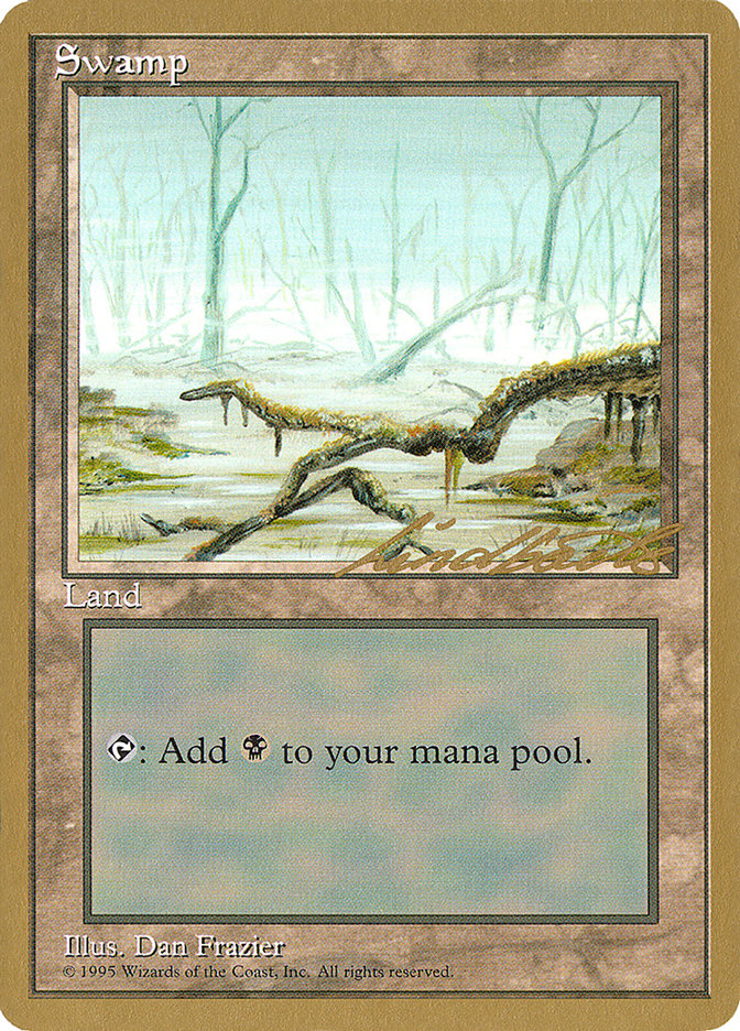 Swamp (ll372) (Leon Lindback) [Pro Tour Collector Set] | Rook's Games and More