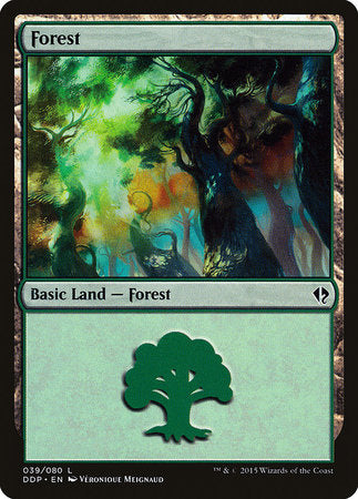 Forest (39) [Duel Decks: Zendikar vs. Eldrazi] | Rook's Games and More