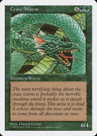 Craw Wurm [Fifth Edition] | Rook's Games and More