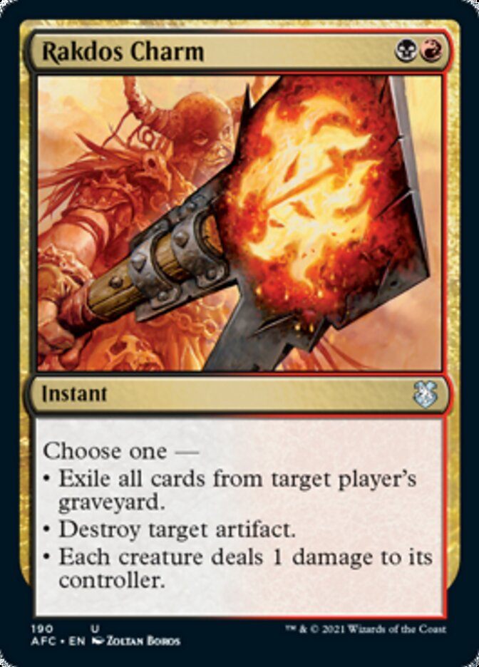 Rakdos Charm [Dungeons & Dragons: Adventures in the Forgotten Realms Commander] | Rook's Games and More