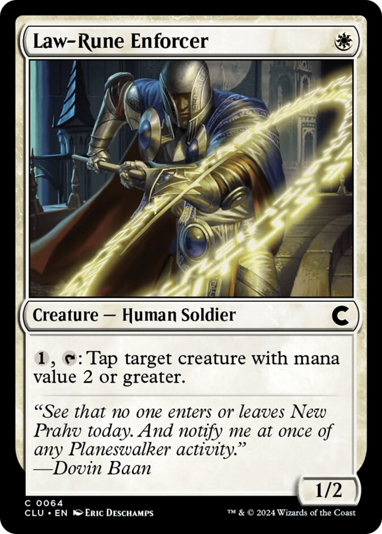 Law-Rune Enforcer [Ravnica: Clue Edition] | Rook's Games and More