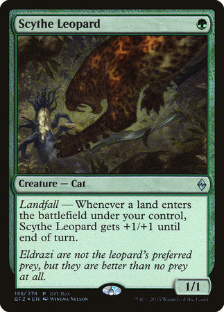 Scythe Leopard [Battle for Zendikar Promos] | Rook's Games and More