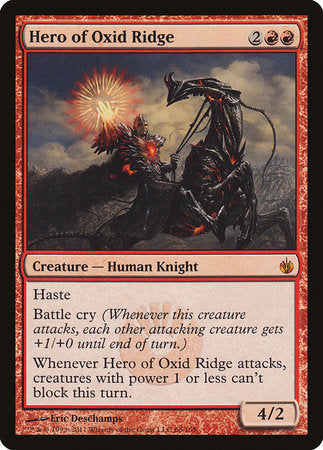 Hero of Oxid Ridge [Mirrodin Besieged] | Rook's Games and More