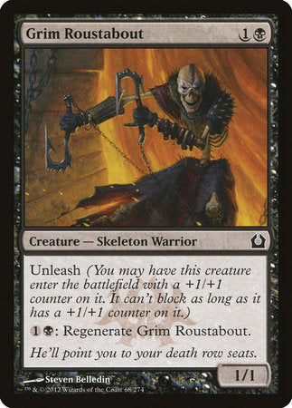 Grim Roustabout [Return to Ravnica] | Rook's Games and More