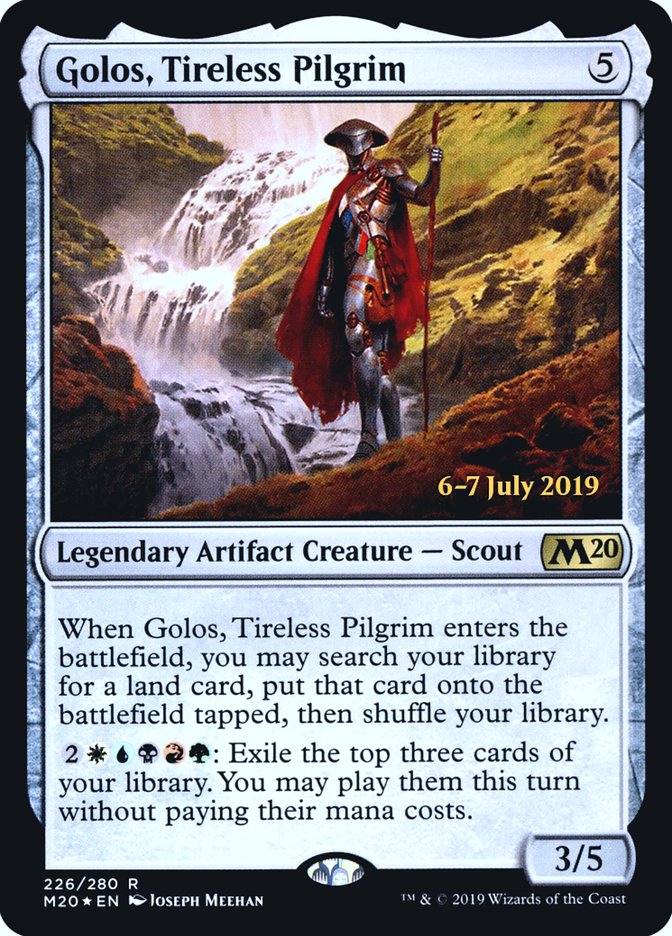 Golos, Tireless Pilgrim  [Core Set 2020 Prerelease Promos] | Rook's Games and More