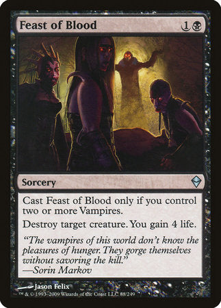 Feast of Blood [Zendikar] | Rook's Games and More