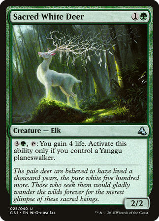 Sacred White Deer [Global Series Jiang Yanggu & Mu Yanling] | Rook's Games and More
