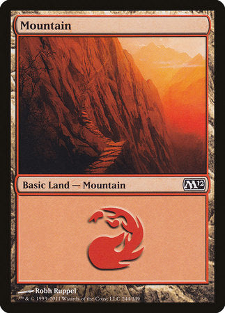 Mountain (244) [Magic 2012] | Rook's Games and More