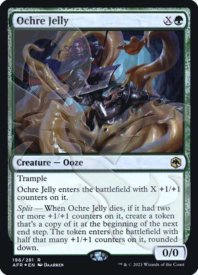 Ochre Jelly (Ampersand Promo) [Dungeons & Dragons: Adventures in the Forgotten Realms Promos] | Rook's Games and More