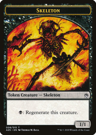 Skeleton Token (008) [Masters 25 Tokens] | Rook's Games and More