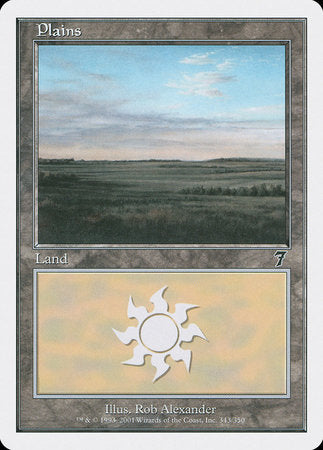 Plains (343) [Seventh Edition] | Rook's Games and More