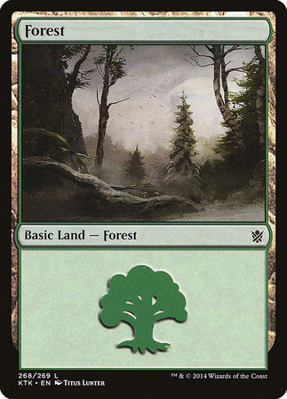 Forest (268) [Khans of Tarkir] | Rook's Games and More