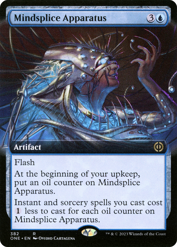 Mindsplice Apparatus (Extended Art) [Phyrexia: All Will Be One] | Rook's Games and More