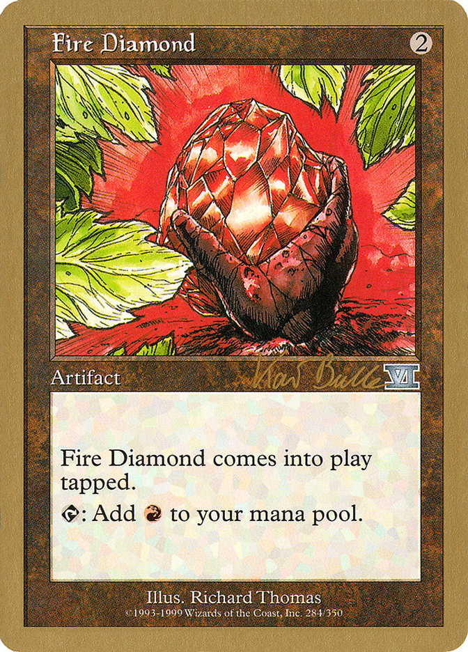 Fire Diamond (Kai Budde) [World Championship Decks 1999] | Rook's Games and More