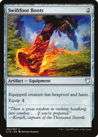 Swiftfoot Boots [Commander 2018] | Rook's Games and More