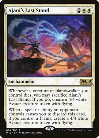 Ajani's Last Stand [Core Set 2019] | Rook's Games and More