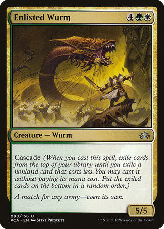 Enlisted Wurm [Planechase Anthology] | Rook's Games and More