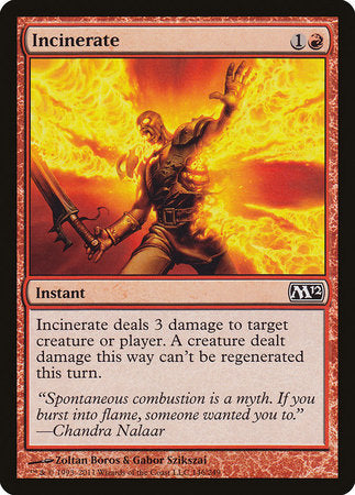 Incinerate [Magic 2012] | Rook's Games and More