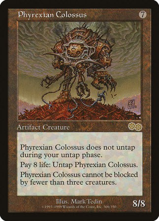 Phyrexian Colossus [Urza's Saga] | Rook's Games and More