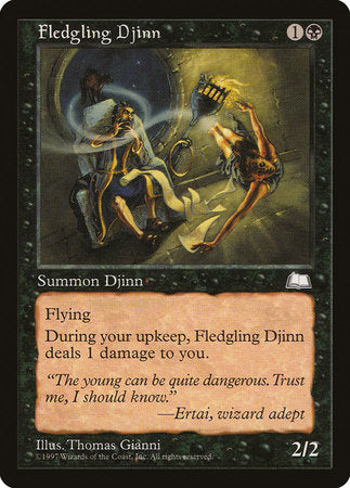 Fledgling Djinn [Weatherlight] | Rook's Games and More