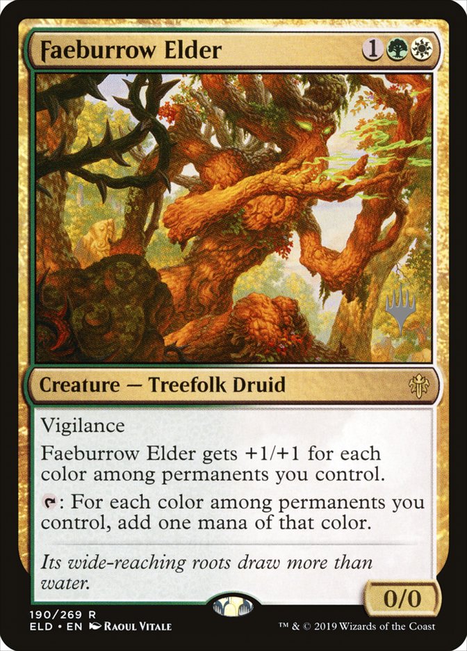 Faeburrow Elder (Promo Pack) [Throne of Eldraine Promos] | Rook's Games and More