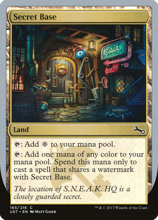 Secret Base (Artist: Matt Gaser) [Unstable] | Rook's Games and More