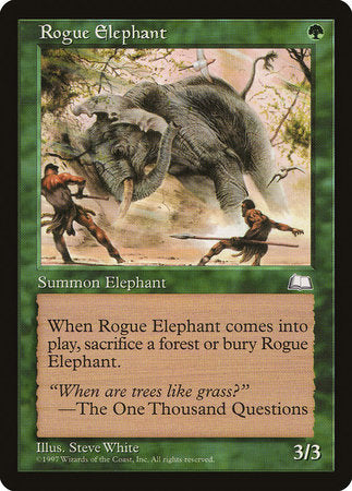 Rogue Elephant [Weatherlight] | Rook's Games and More