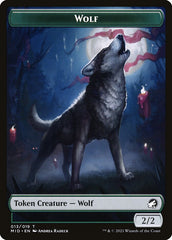 Wolf (013) // Treasure (015) Double-sided Token [Challenger Decks 2022 Tokens] | Rook's Games and More