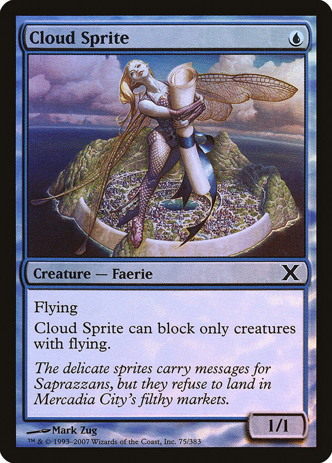 Cloud Sprite (Premium Foil) [Tenth Edition] | Rook's Games and More