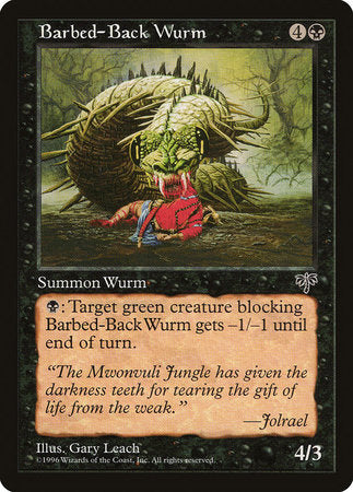 Barbed-Back Wurm [Mirage] | Rook's Games and More