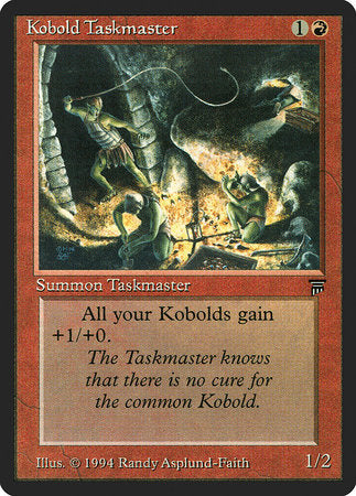 Kobold Taskmaster [Legends] | Rook's Games and More