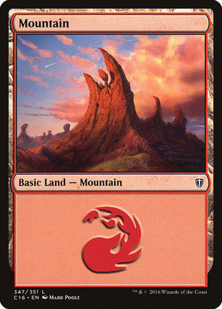 Mountain (347) [Commander 2016] | Rook's Games and More