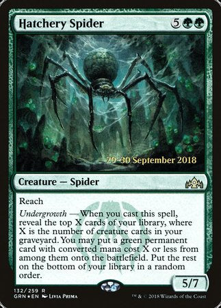 Hatchery Spider [Guilds of Ravnica Promos] | Rook's Games and More