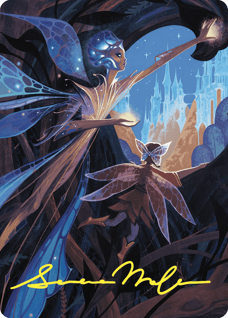 Kindred Discovery Art Card (Gold-Stamped Signature) [Wilds of Eldraine Art Series] | Rook's Games and More