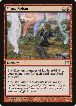 Mana Seism [Champions of Kamigawa] | Rook's Games and More