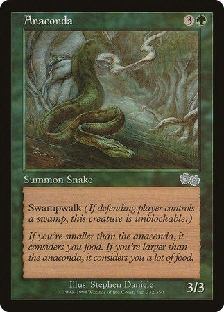 Anaconda [Urza's Saga] | Rook's Games and More