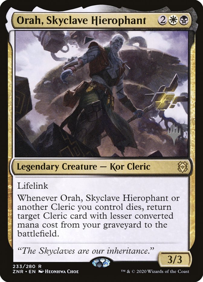 Orah, Skyclave Hierophant (Promo Pack) [Zendikar Rising Promos] | Rook's Games and More