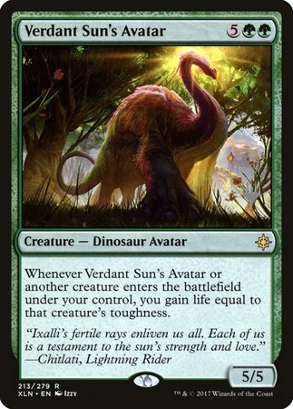 Verdant Sun's Avatar [Ixalan Promos] | Rook's Games and More