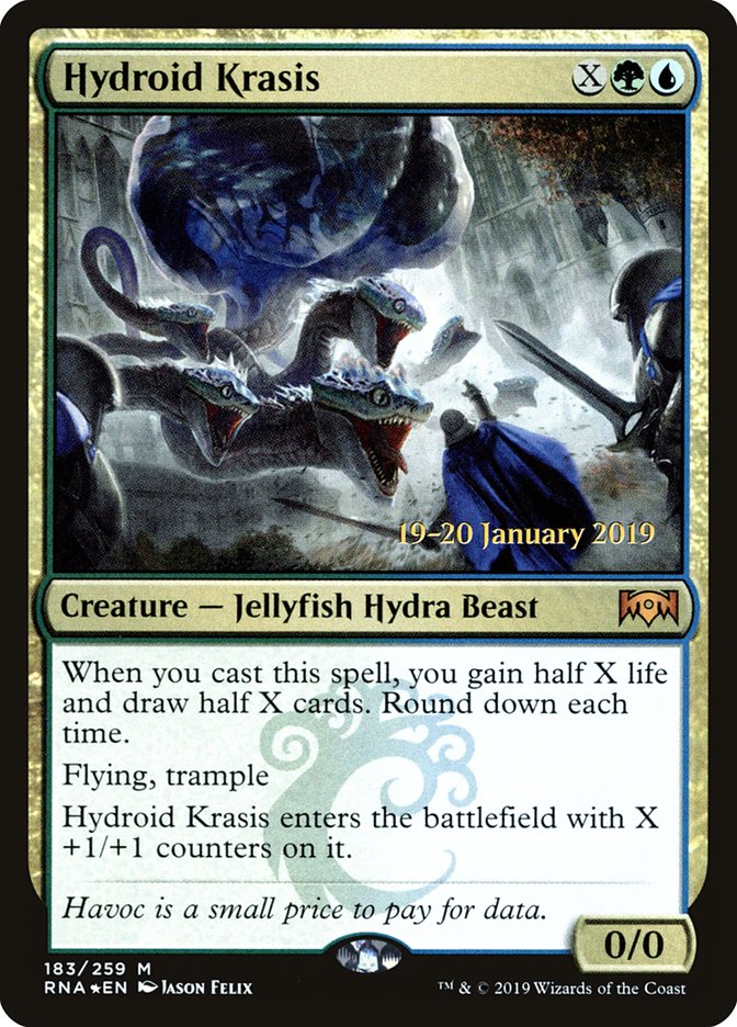 Hydroid Krasis [Ravnica Allegiance Prerelease Promos] | Rook's Games and More